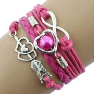 Bracelet - Valentine Secret Dark Pink